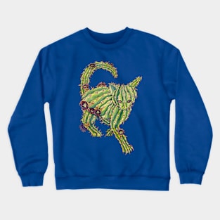 Kitten Cactus Crewneck Sweatshirt